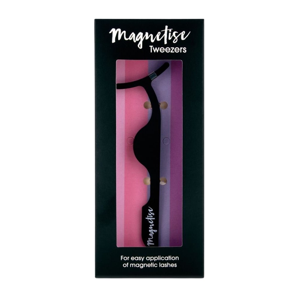 Lash Perfect Magnetic Matt Black Lash Tweezers — Lash Perfect
