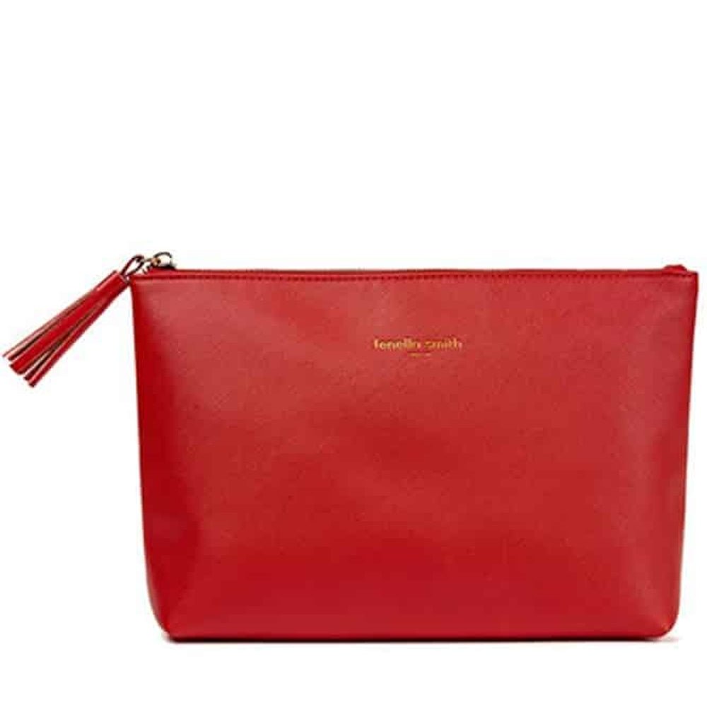 Fenella Smith Red Tassel Washbag — Fenella Smith