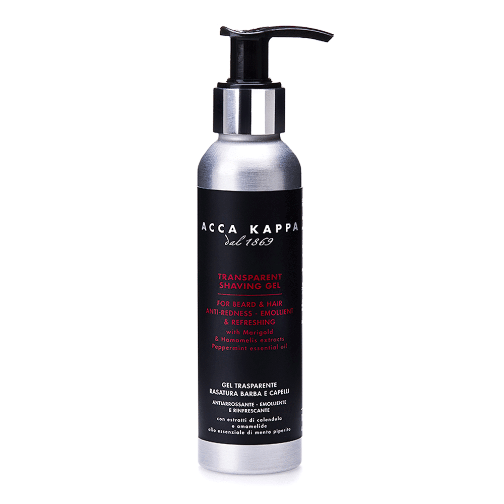 Acca Kappa Transparent Shaving Gel For Beards And Hair — Acca Kappa