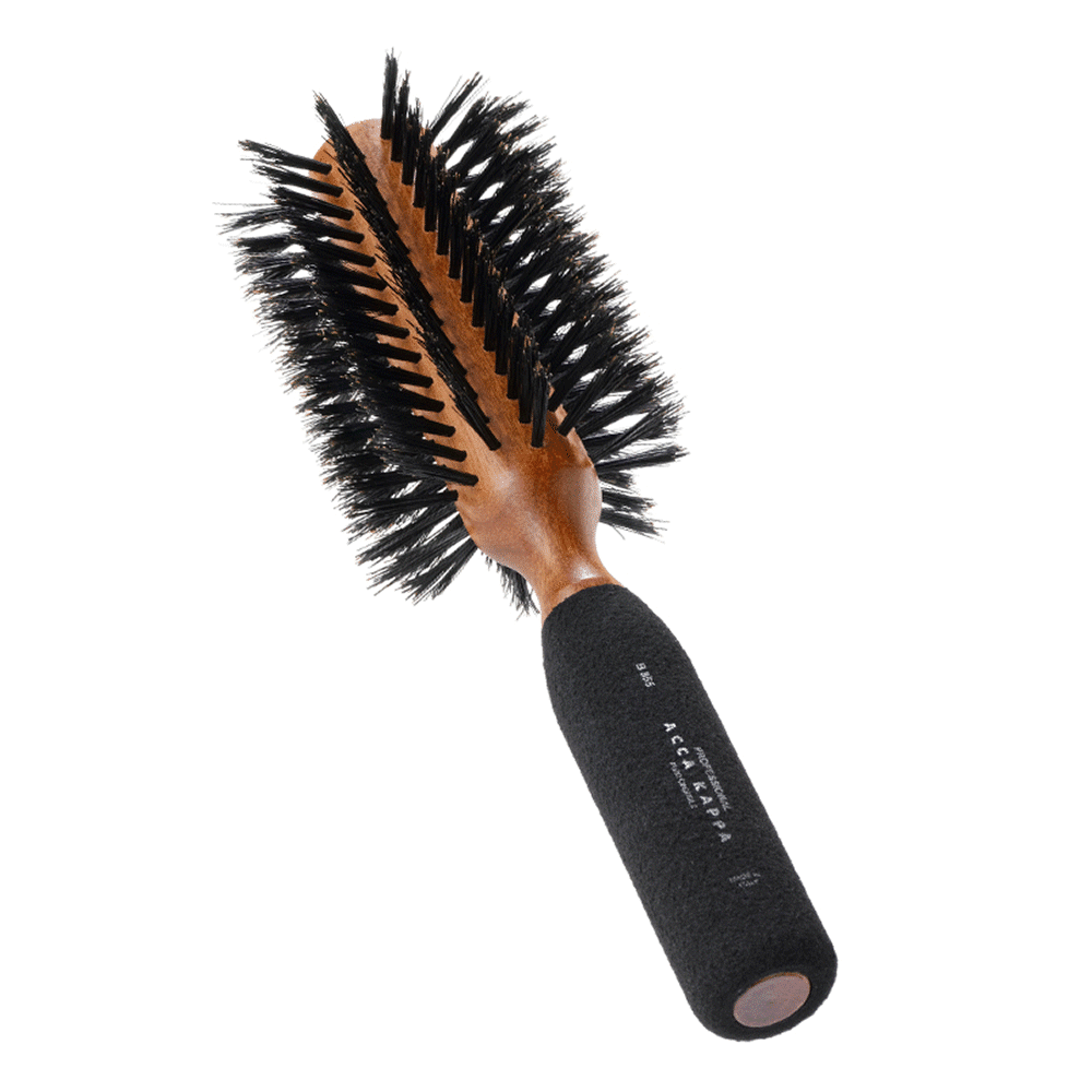 Acca Kappa Round Rubber Handle Hair Brush (69mm Barrel) — Acca Kappa