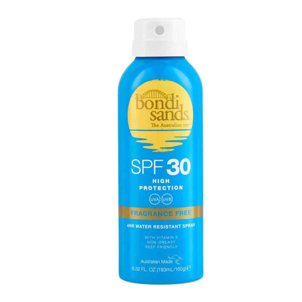 Bondi Sands SPF 30 Aerosol Mist Spray Fragrance Free 160g — Bondi Sands