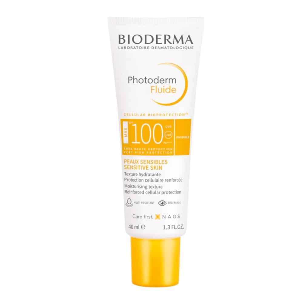 Bioderma Photoderm Fluide MAX SPF100 Invisible tint maximum sensory protection for Sensitive skin 40ml — Bioderma