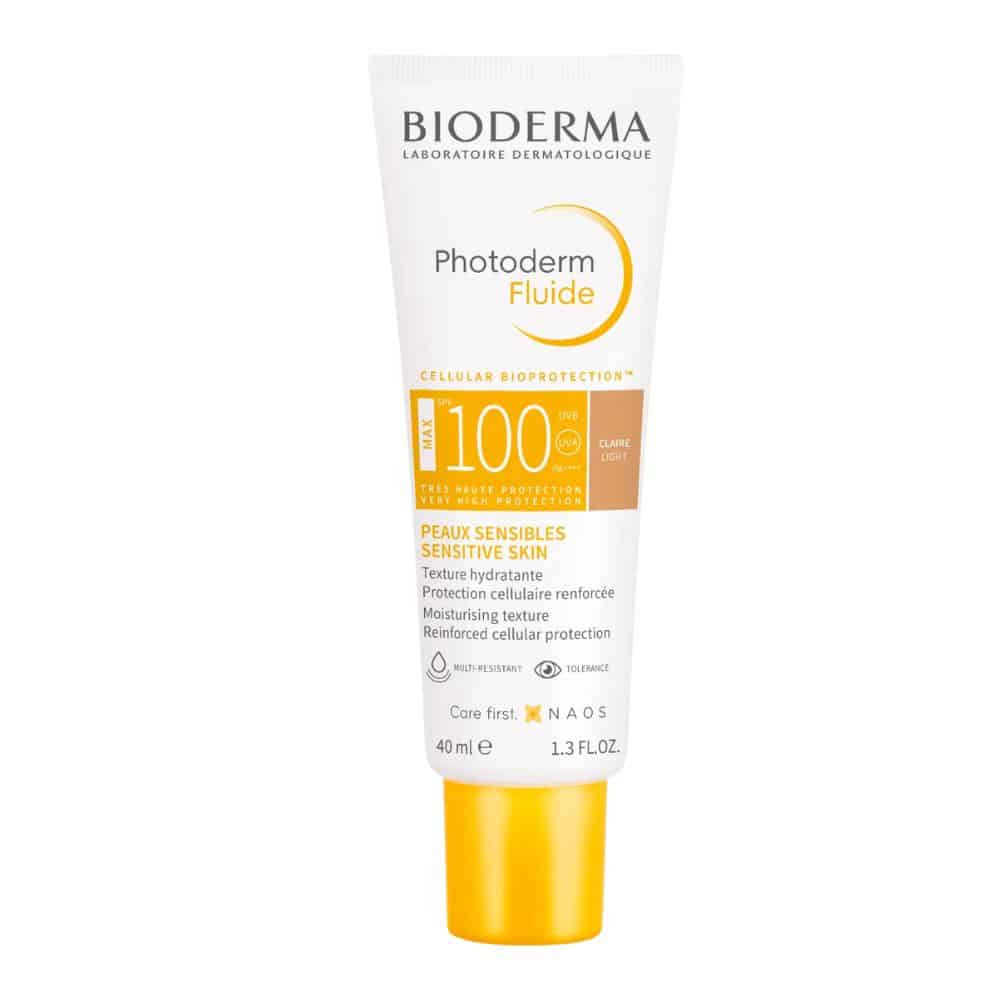 Bioderma Photoderm Fluide MAX SPF100 Light tint maximum sensory protection for Sensitive skin 40ml — Bioderma