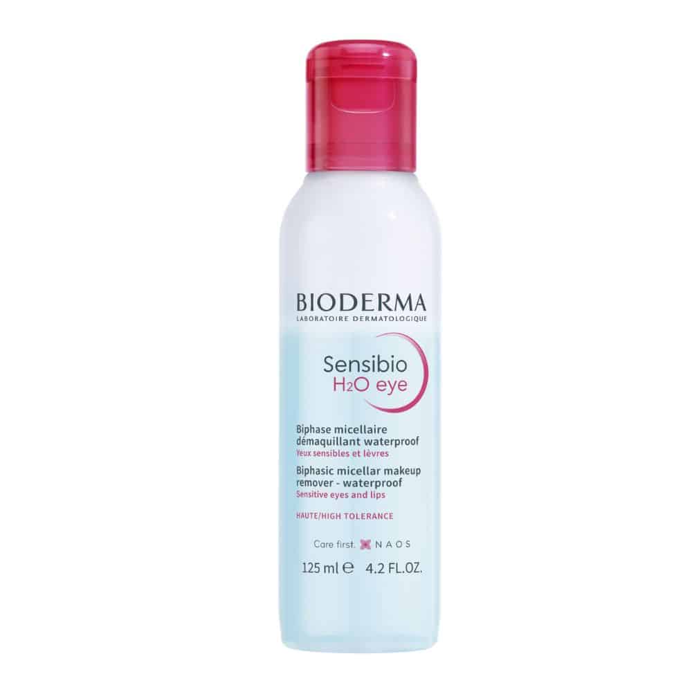 Bioderma Sensibio H2O eyes & lips waterproof Biphasic micellar makeup remover 125ml — Bioderma