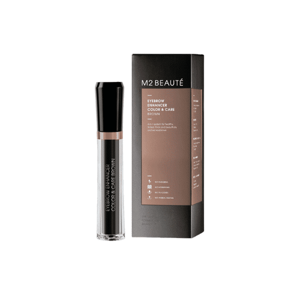 M2 Beaute Eyebrow Enhancer Color & Care Brown 6ml — M2 Beaute