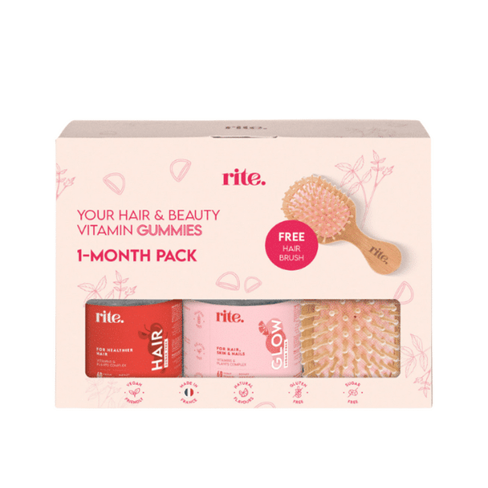 Rite Gift set HAIR+GLOW sugar free Vitamin gummies — Rite