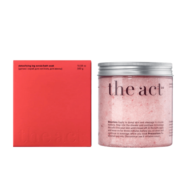 The Act Detoxifying Leg Scrub / Bath Soak 300ml — The Act