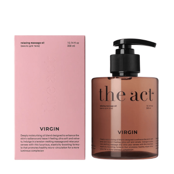 The Act Relaxing Massage Body Oil VIRGIN 300ml — The Act