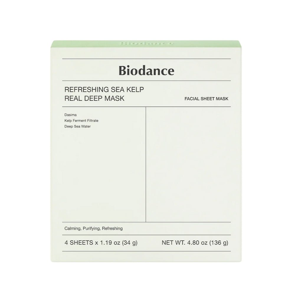Biodance Refreshing Sea Kelp Real Deep Mask (34g*4) — Biodance