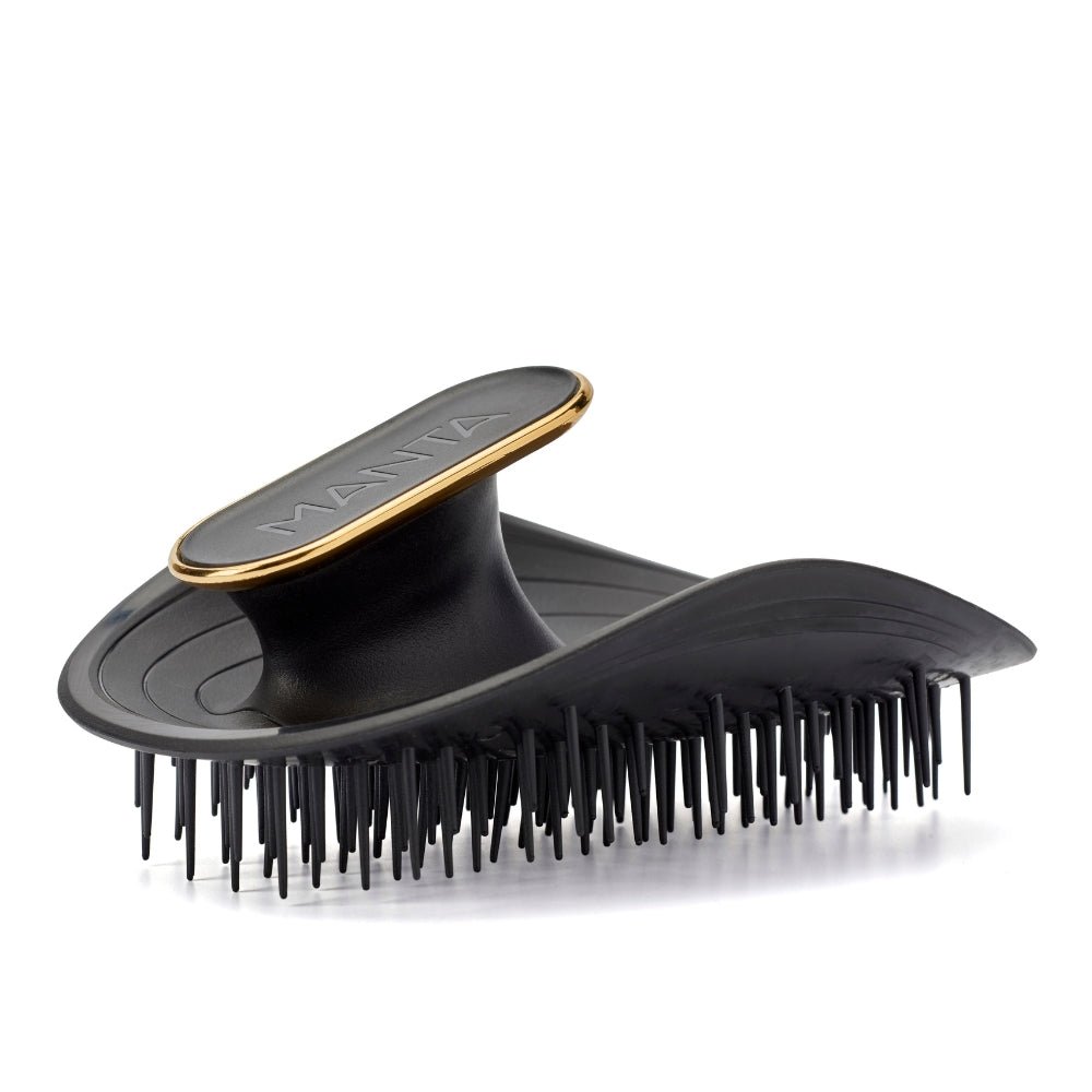 Manta Hair Brush Original Black / Gold — Manta Hair Brush