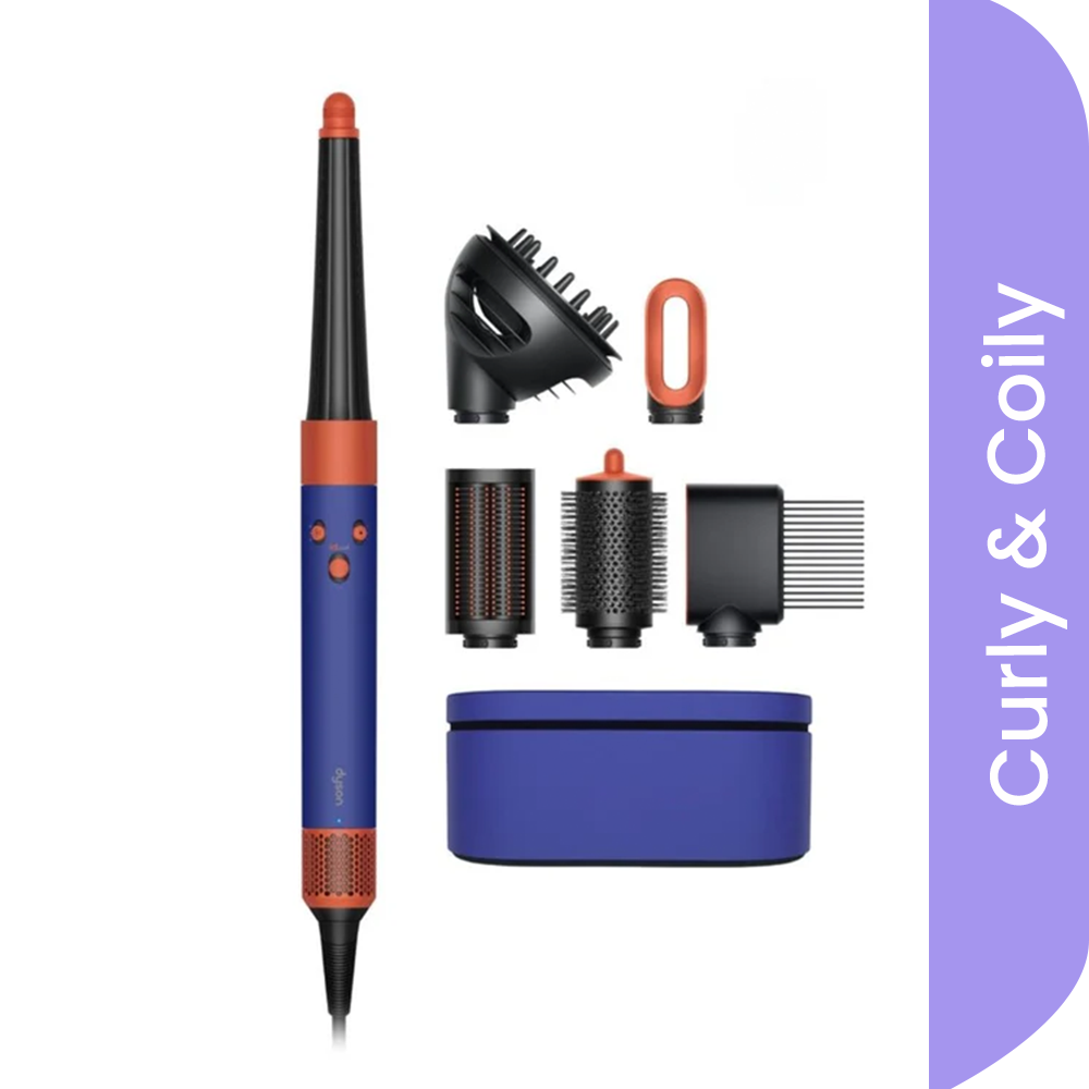 Dyson Airwrap i.d. multi-styler and dryer Curly + Coily (Vinca blue/Topaz) — Dyson