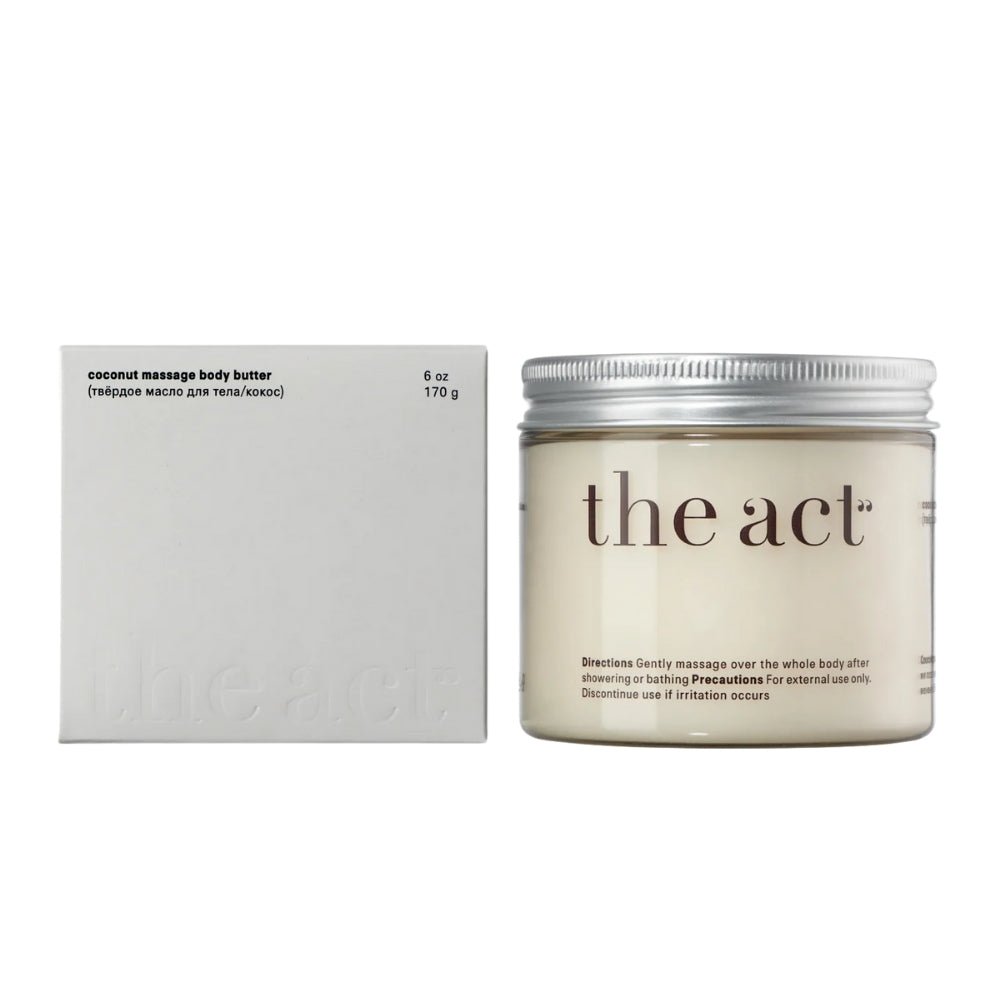 The Act Coconut Massage Body Butter 180ml — The Act