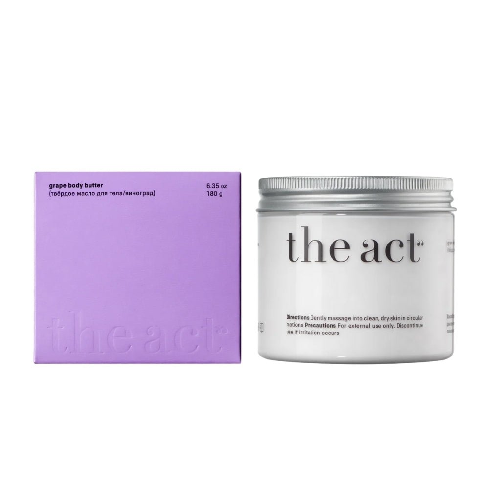 The Act Grape Body Butter 180ml — The Act