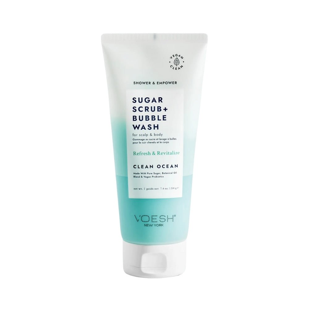 Voesh Sugar Scrub & Bubble Wash-Clean Ocean 210g — Voesh