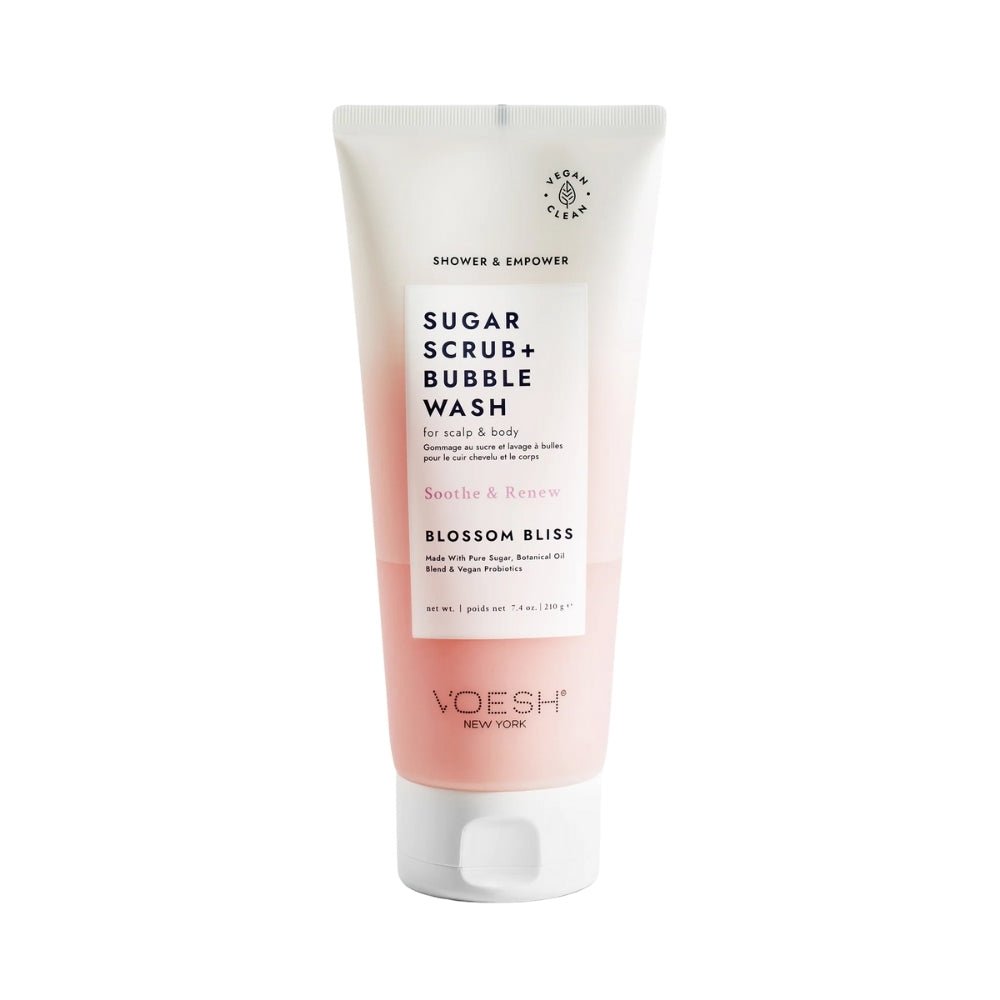 Voesh Sugar Scrub & Bubble Wash-Blossom Bliss 210g — Voesh
