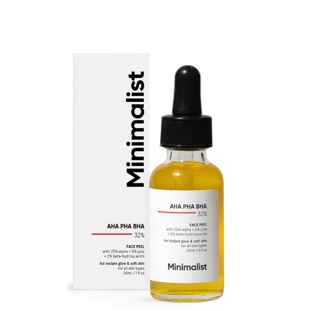 Minimalist AHA 25% + PHA 5% + BHA 2%  Face Peel 30ml — Minimalist