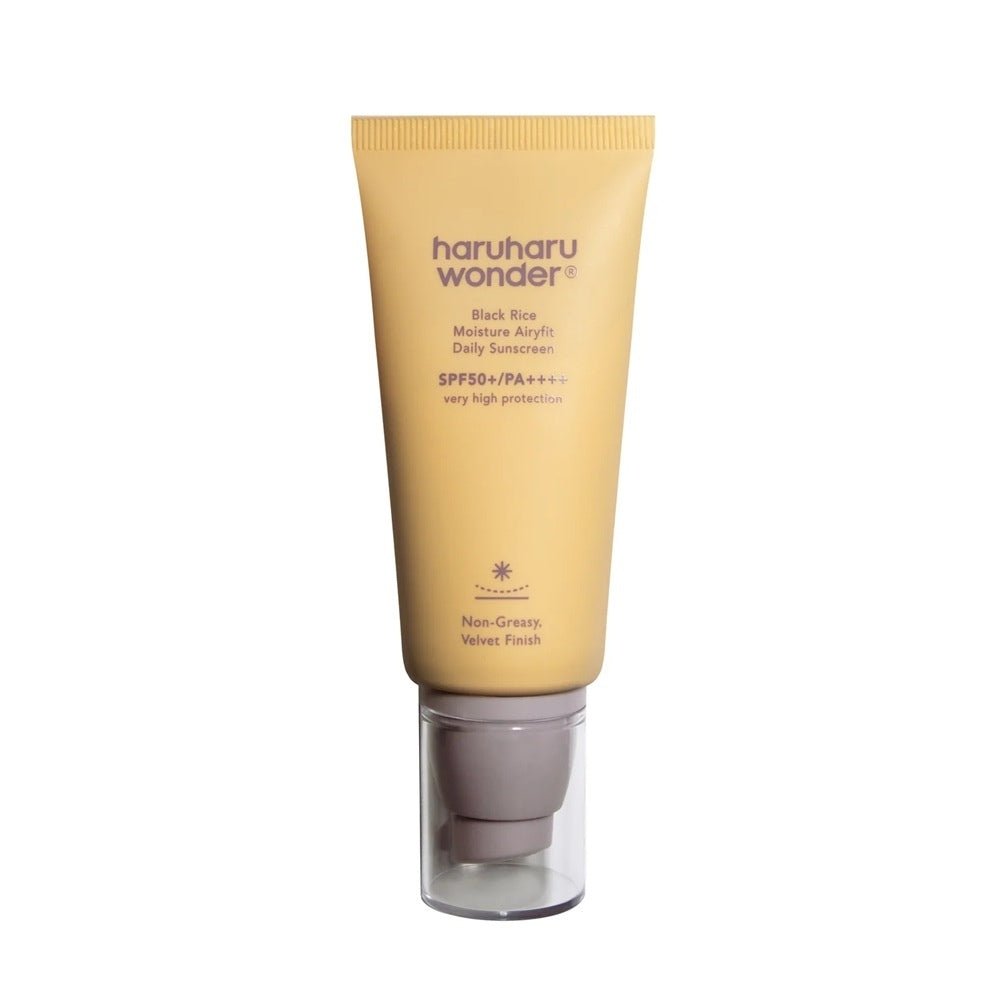 HaruHaru Wonder Black Rice Moisture Airyfit Daily Sunscreen SPF 50+/PA++++ 50 ml — Haruharu Wonder
