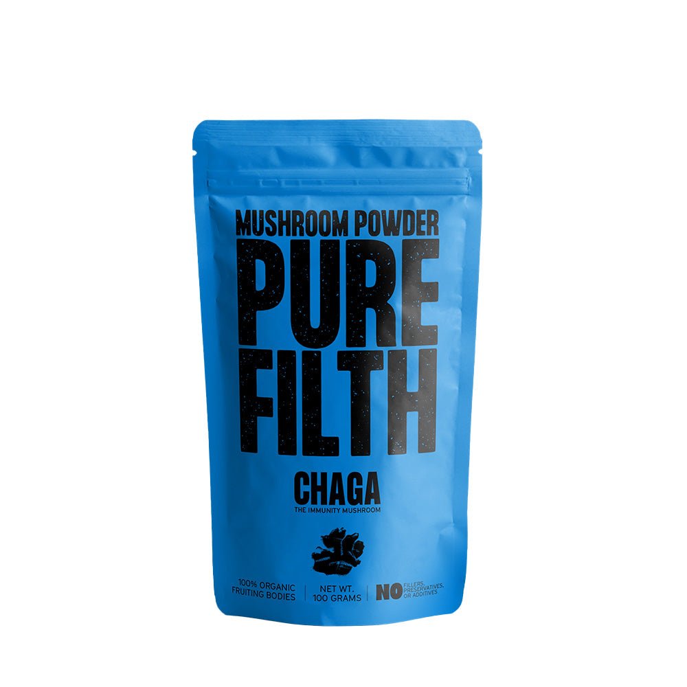 Pure Filth Chaga Mushroom Extract Powder  100g (50 Servings) — Pure Filth