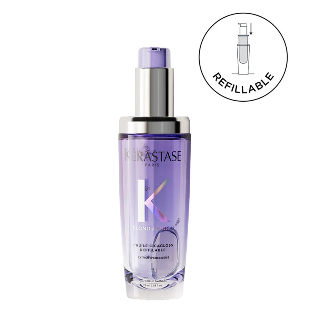 Kerastase Blond Absolu L'huile Cicagloss Refillable Hair Oil 75ml — Kérastase