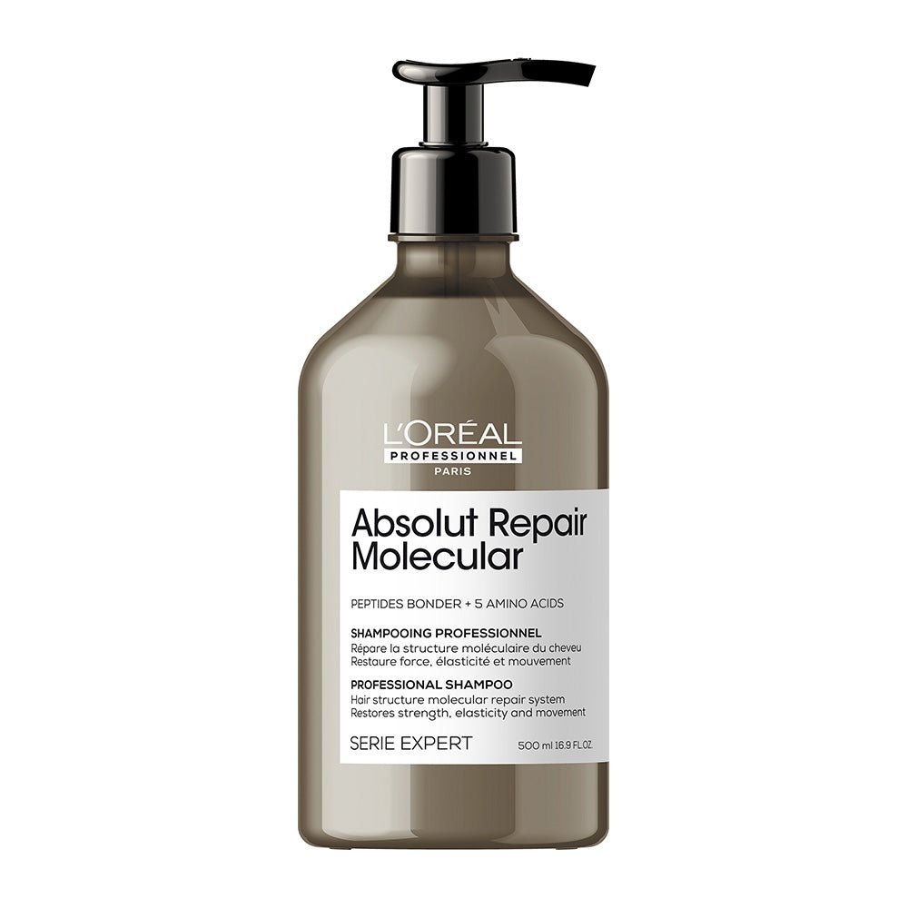 L'Oreal Professionnel Absolut Repair Molecular Sulfate-Free Repairing Shampoo For Damaged Hair, 500ml — L'oreal Professionnel