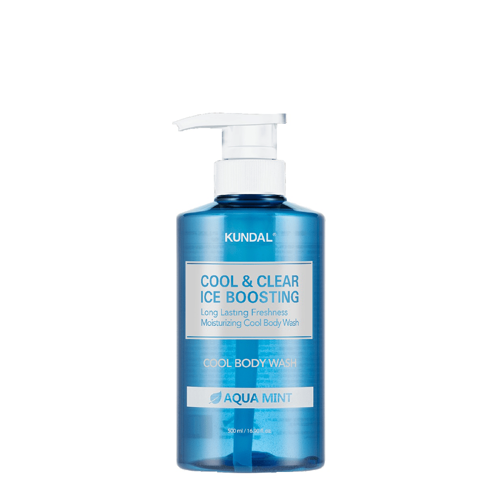 Kundal Cool & Clear Ice Boosting Body Wash Aqua Mint 500 ml — Kundal