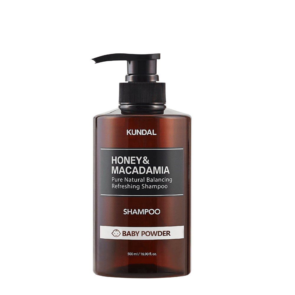 Kundal Honey & Macadamia Pure Natural Balancing Refreshing Shampoo Baby Powder 500 ml — Kundal