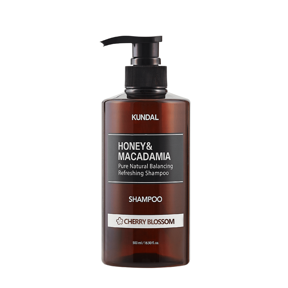 Kundal Honey & Macadamia Pure Natural Balancing Refreshing Shampoo Cherry Blossom 500 ml — Kundal