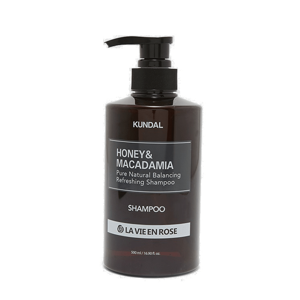 Kundal Honey & Macadamia Pure Natural Balancing Refreshing Shampoo La Vie En Rose 500 ml — Kundal