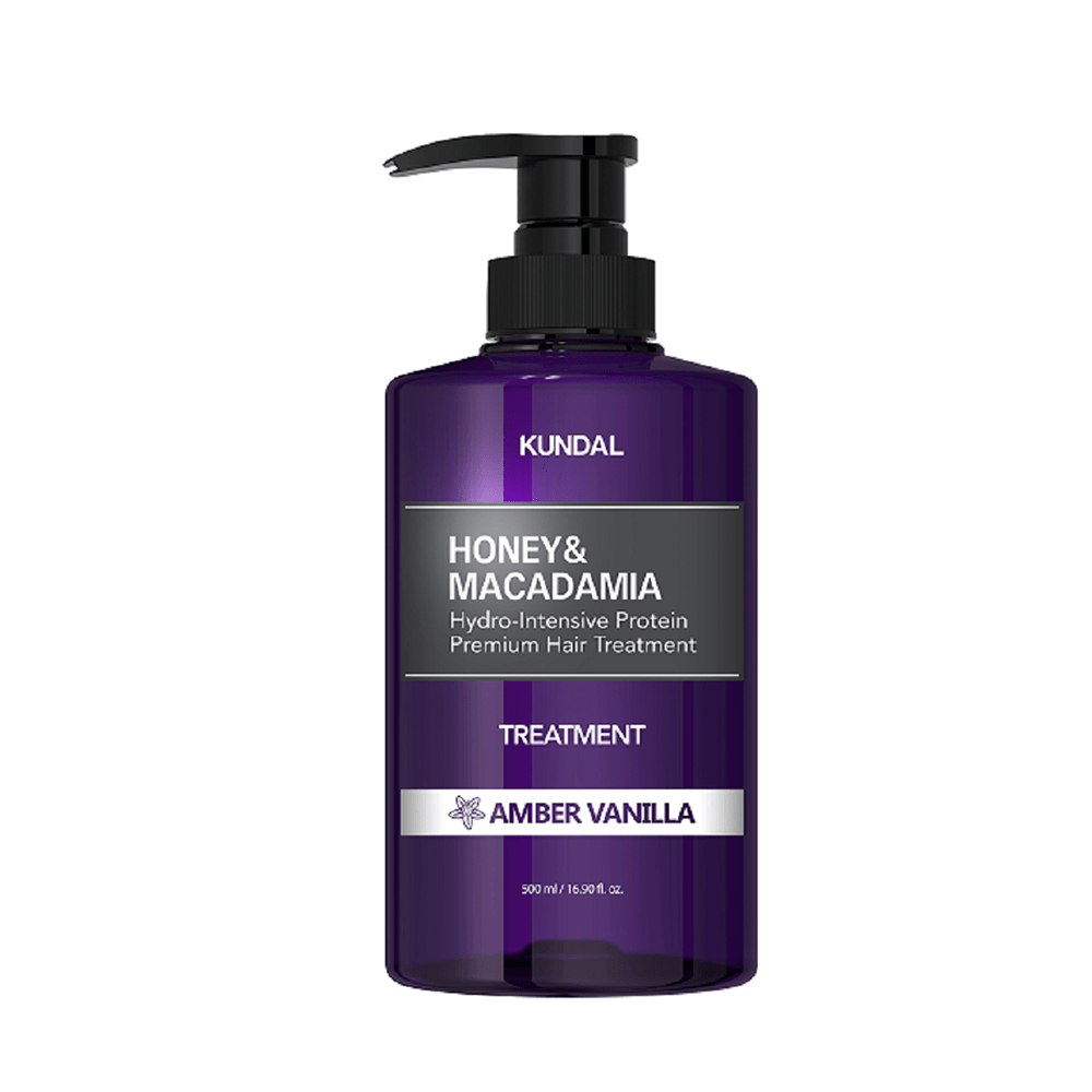 Kundal Honey And Macadamia Hydro-Intensive Protein Premium Hair Treatment Amber Vanilla 500 ml — Kundal