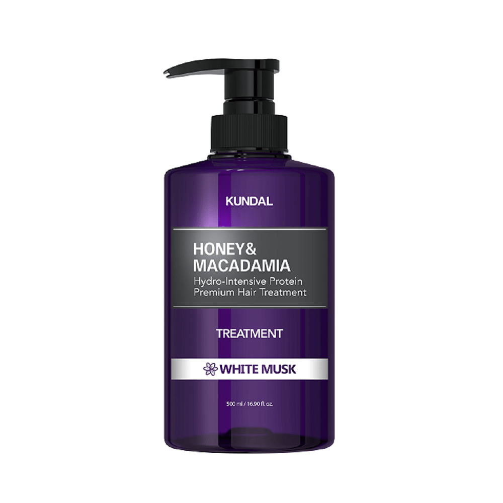 Kundal Honey And Macadamia Hydro-Intensive Protein Premium Hair Treatment White Musk 500 ml — Kundal