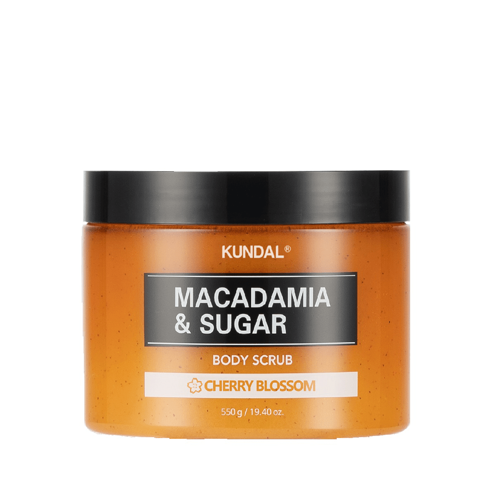 Kundal Macadamia & Sugar Body Scrub Cherry Blossom 550g — Kundal