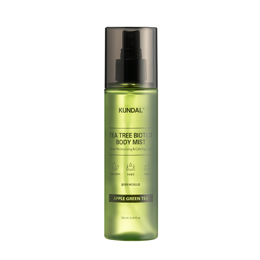Kundal Tea Tree Biotics Body Mist For Moisturizing & Calming Care Apple Green Tea 200 ml — Kundal
