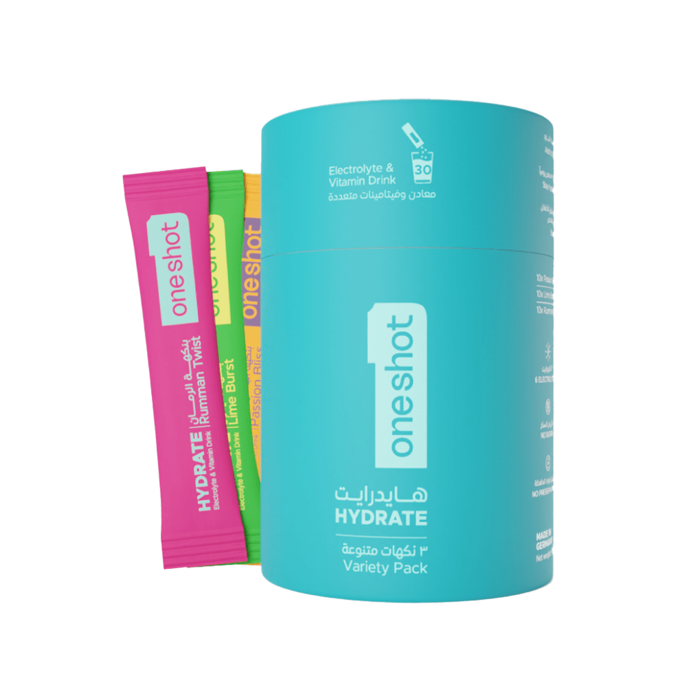 Oneshot Hydrate Electrolyte & Vitamin Drink Mix Variety Pack (30 Sticks) — Oneshot