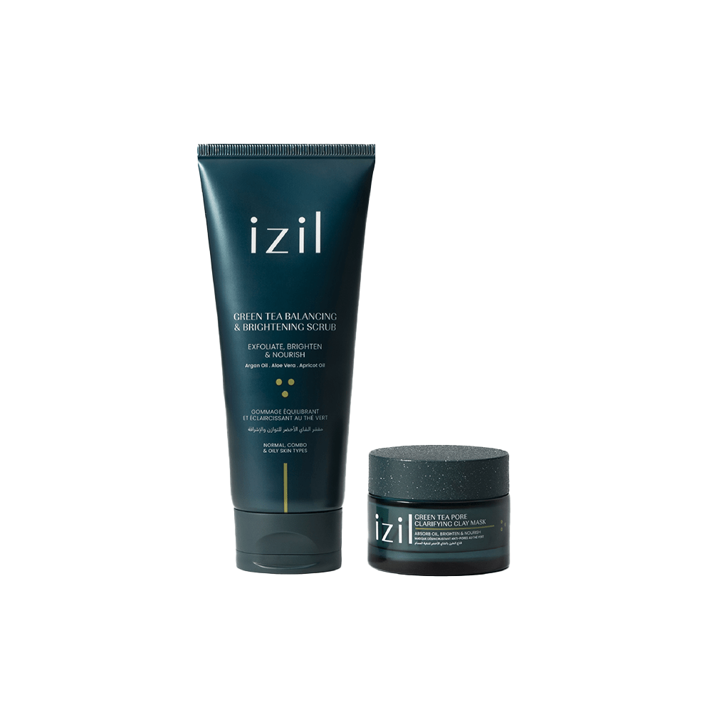 Izil Beauty Green Tea Oil-Control Duo — Izil Beauty
