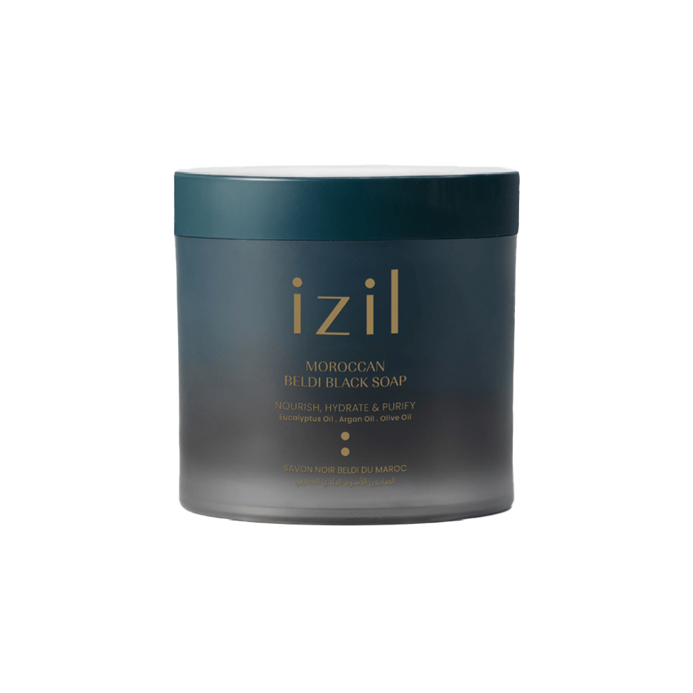 Izil Beauty Moroccan Beldi Black Soap 240g — Izil Beauty