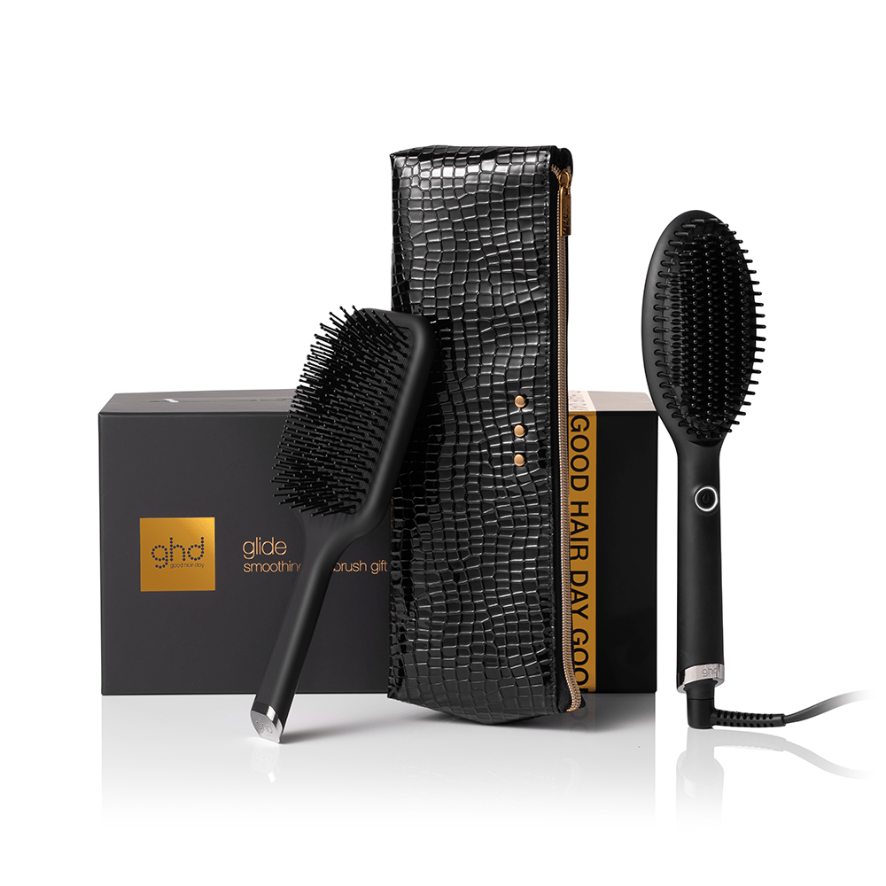 ghd Glide Hot Brush Festive Gift Set - Black