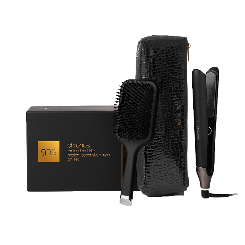 ghd Christmas Collection 25/26 Chronos Straightener + Paddle Brush Gift Set