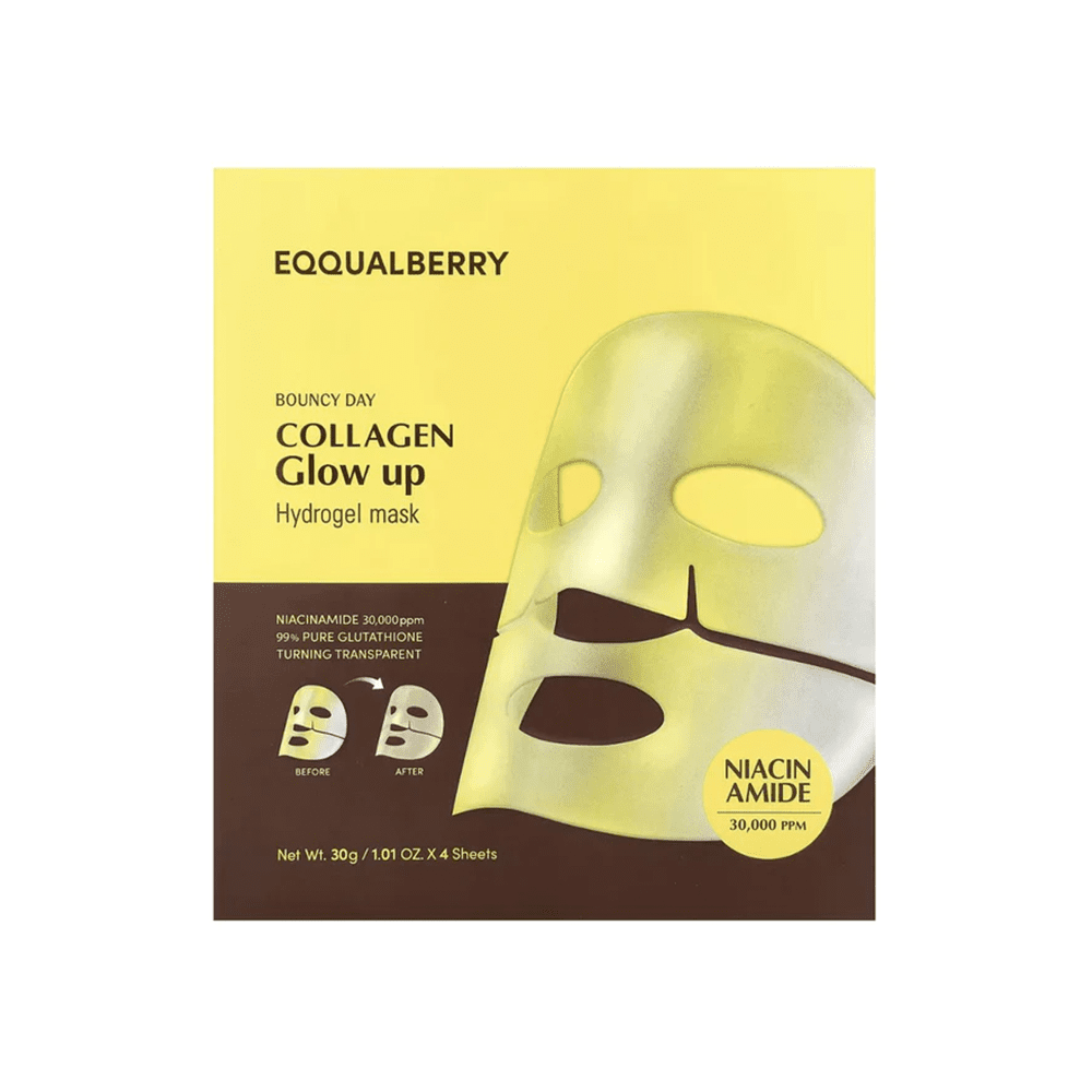 Eqqualberry Collagen Glow Up Mask with Niacinamide & Low Molecular Collagen 120ml — Eqqualberry