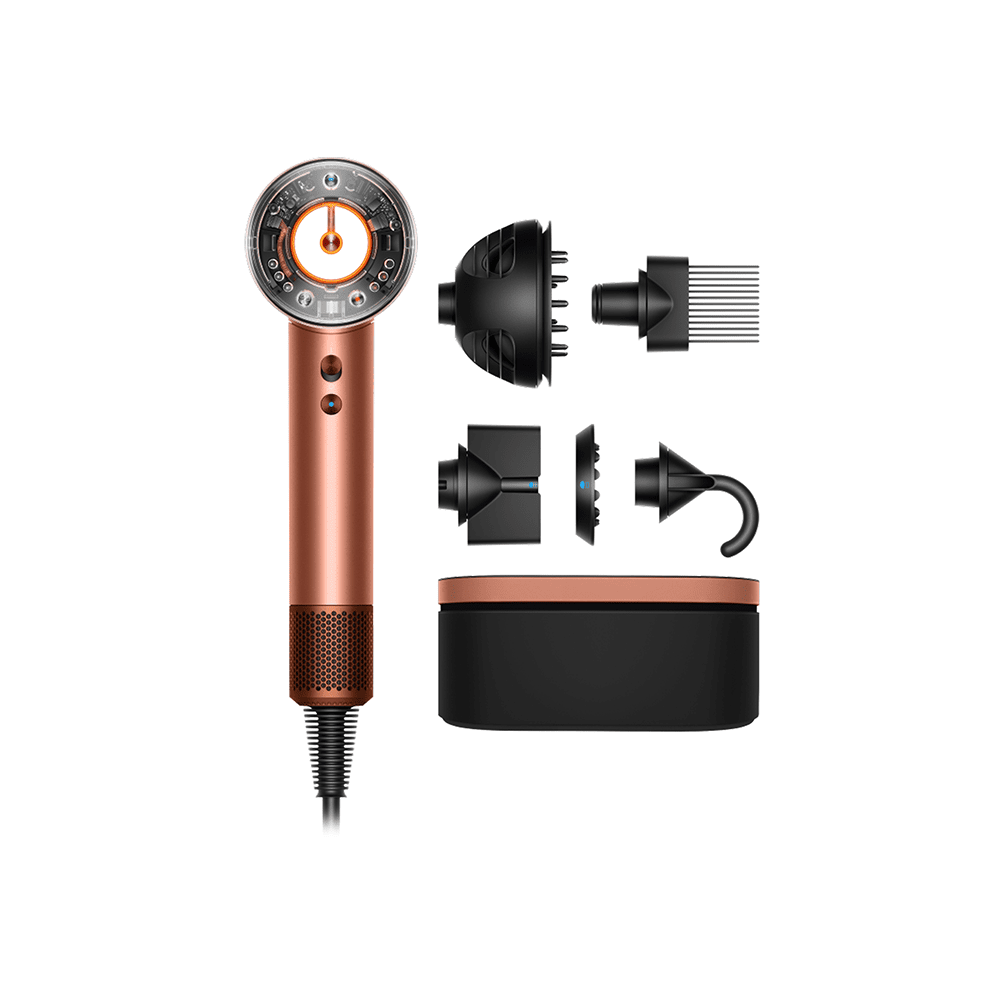 Dyson Supersonic Nural™ Hair Dryer Curly + Coily Amber Silk — Dyson