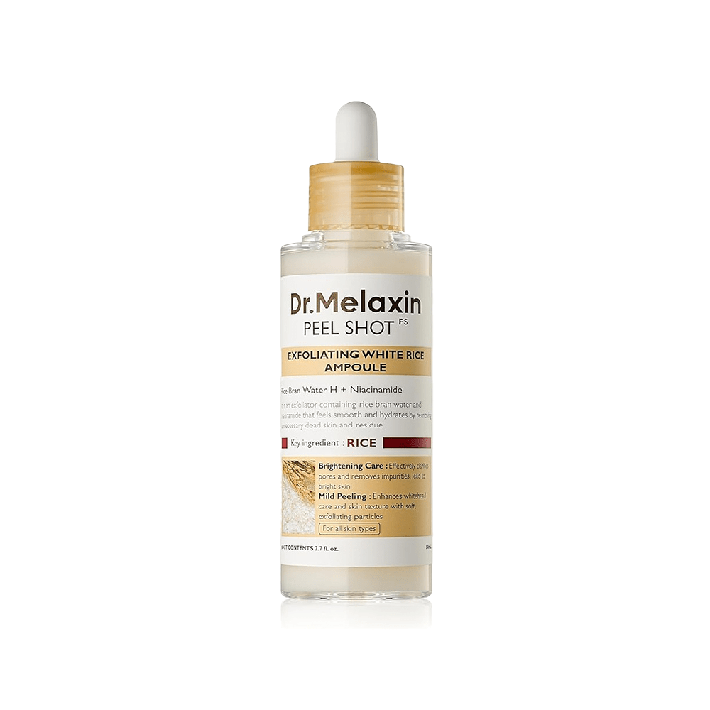 Dr. Melaxin Peel Shot Exfoliating White Rice Ampoule 80ml — Dr Melaxin
