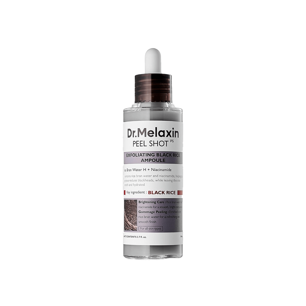 Dr. Melaxin Peel Shot Exfoliating Black Rice Ampoule 80ml — Dr Melaxin