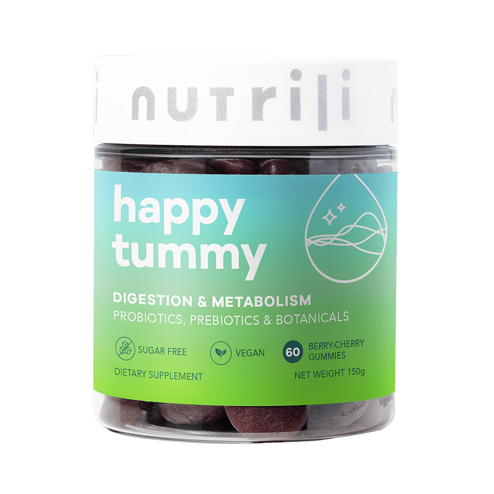 Nutrili Happy Tummy 60 Sugar Free Gummies  Probiotics — Nutrili