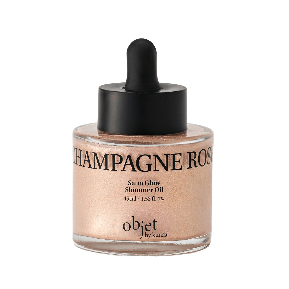 Objet by Kundal Satin Glow Shimmer Oil Champagne Rose 45ml — Objet By Kundal