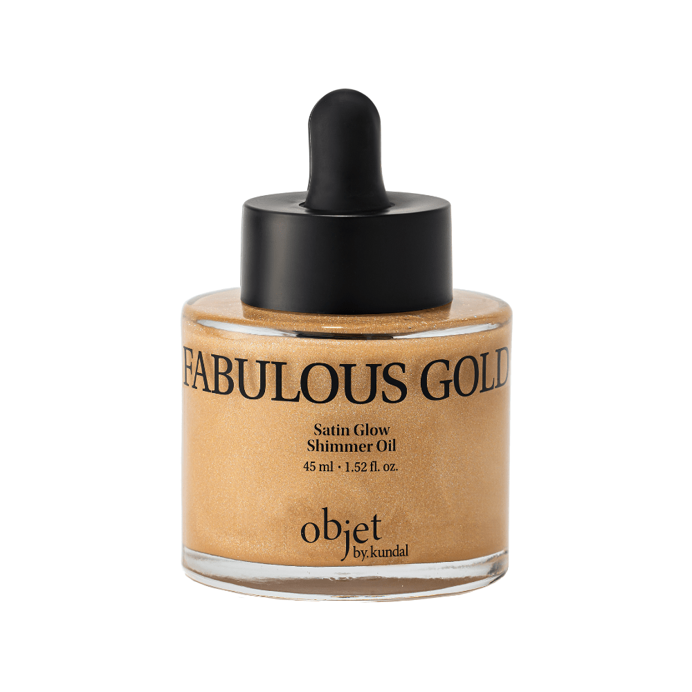 Objet by Kundal Satin Glow Shimmer Oil Fabulous Gold 45ml — Objet By Kundal