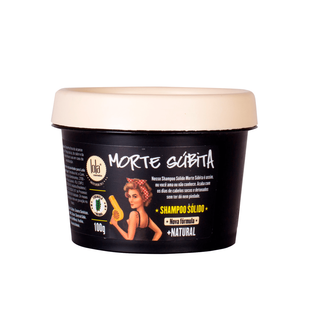 Lola from Rio Morte Subita Solid Exfoliating Shampoo For Damaged & Chemically Treated Hair 100g — Lola From Rio