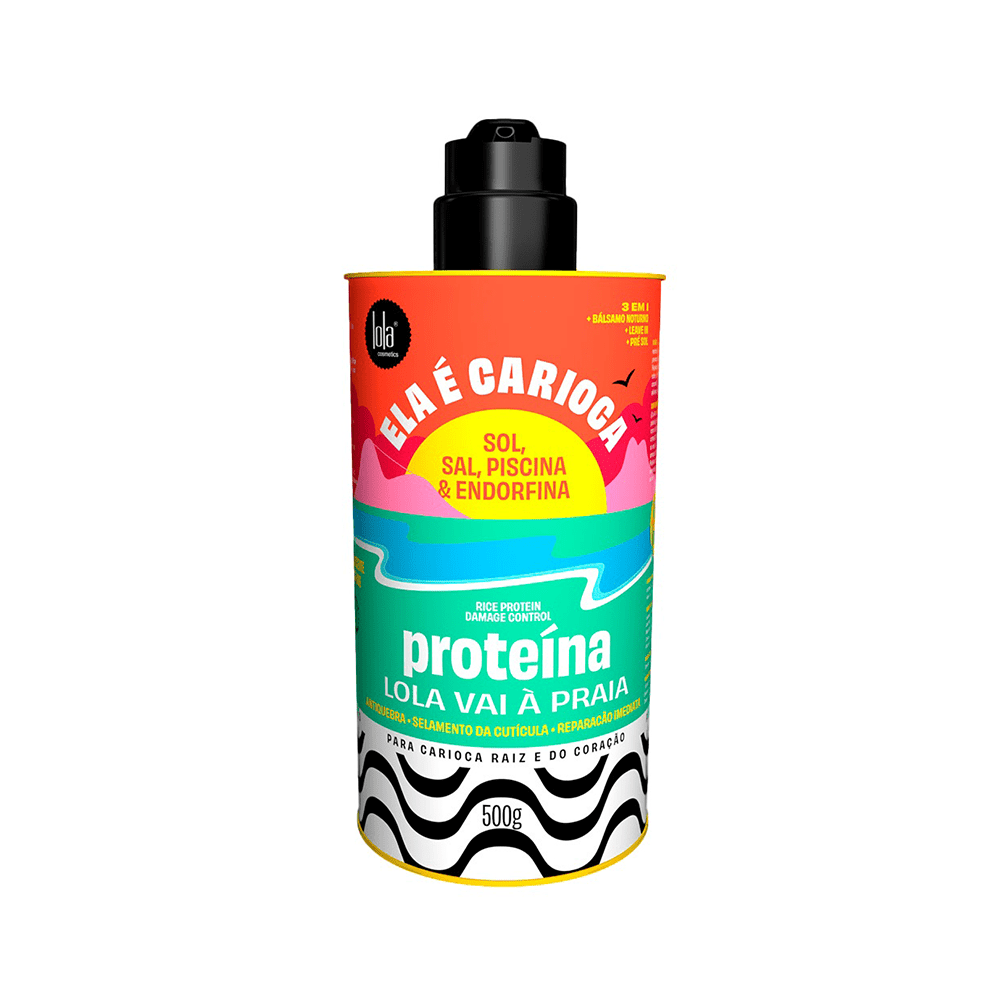 Lola from Rio Ela E Carioca Rice Protein Damage Control For All Hair Types 500g — Lola From Rio