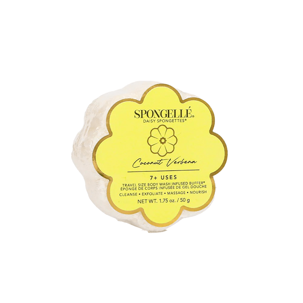 Spongelle Daisy Collection Coconut Verbena Body Wash Infused Spongette 50 g (7+ Uses) — Spongelle