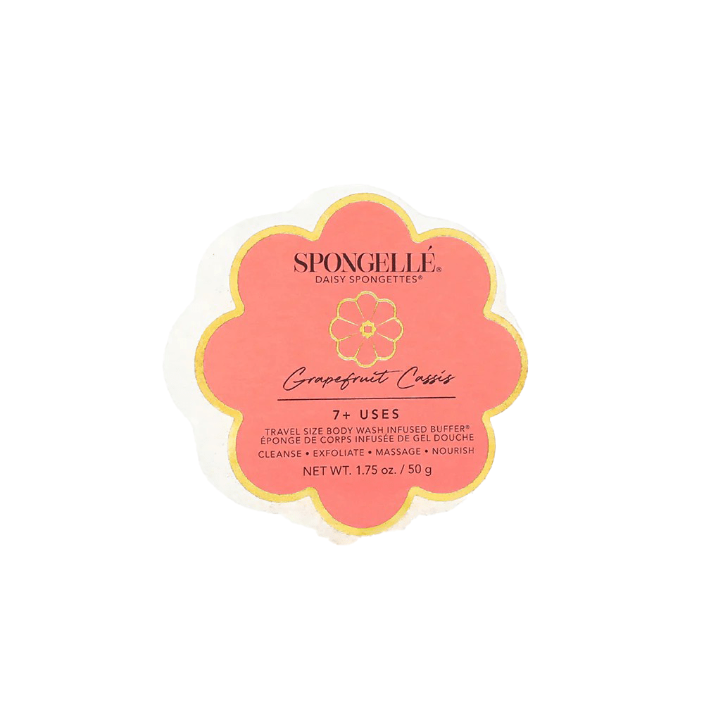 Spongelle Daisy Collection Grapefruit Cassis Body Wash Infused Spongette 50 g (7+ Uses) — Spongelle