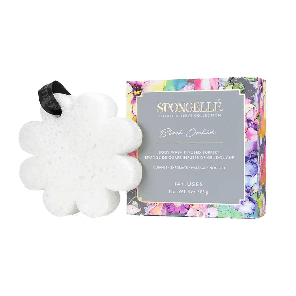 Spongelle Private Reserve Black Orchid Body Wash Infused Buffer 85 g (14+Uses) — Spongelle
