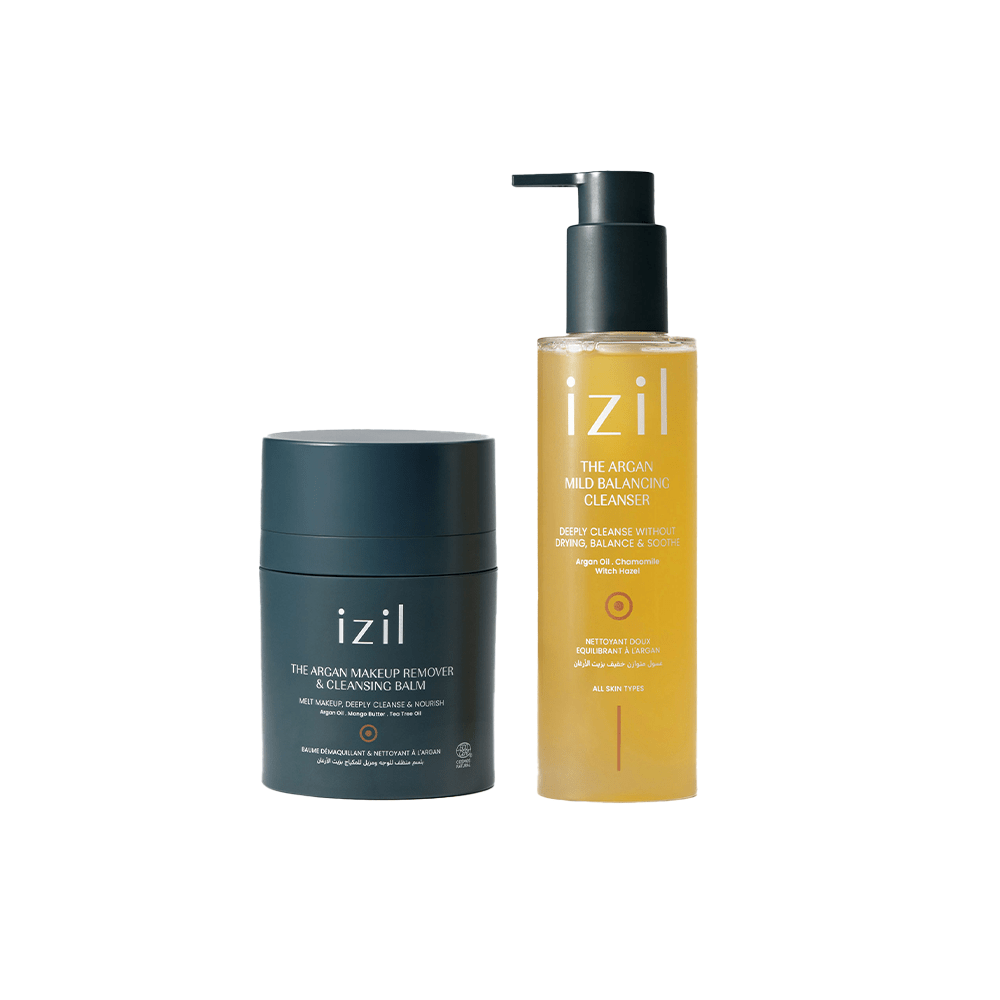 Izil Beauty The Argan Double Cleansing & Nourishing Duo — Izil Beauty